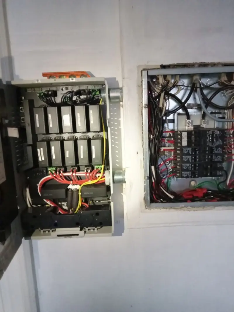 Electrical panel upgrade completed for Security Camera Wiring in Fordyce